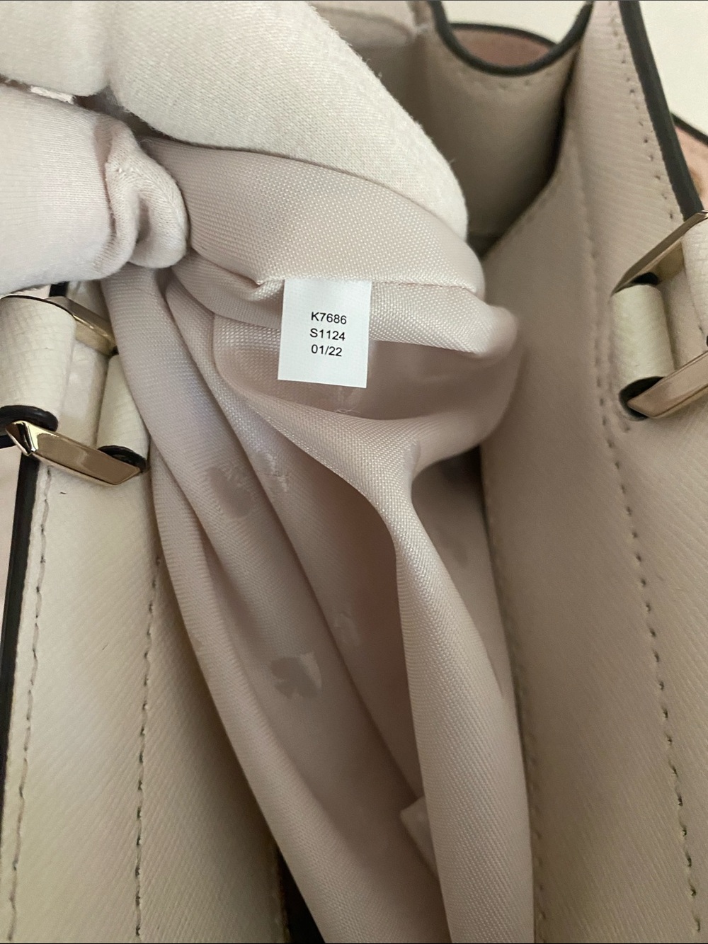 SOLD! Kate Spade New York Staci Medium Satchel in Cream Multi - Picture 9 of 17